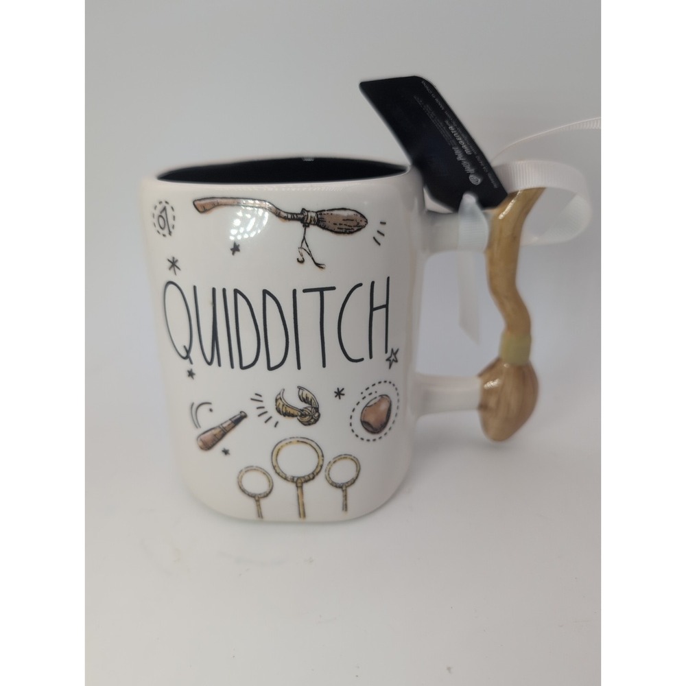 NEW 2025 Rae Dunn Harry Potter Quidditch Mug with Broomstick Handle NWT